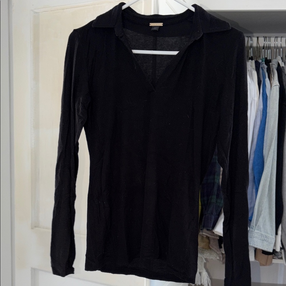 Magaschoni Black Long Sleeve Top